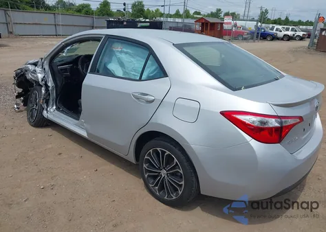 2015 Toyota Corolla S Plus из США, поврежденный, VIN 2T1BURHE1FC231442